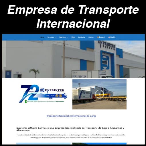 Web Empresa de Transporte